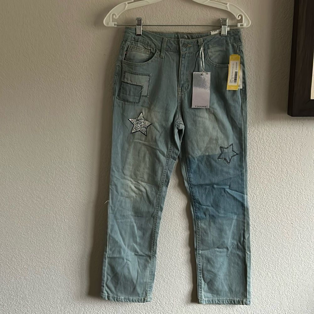 Vigoss Girls Blue, Skinny Jeans Size 14 Adjustable Waistband Stitch Fix NWT